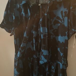 Black and blue cute dress